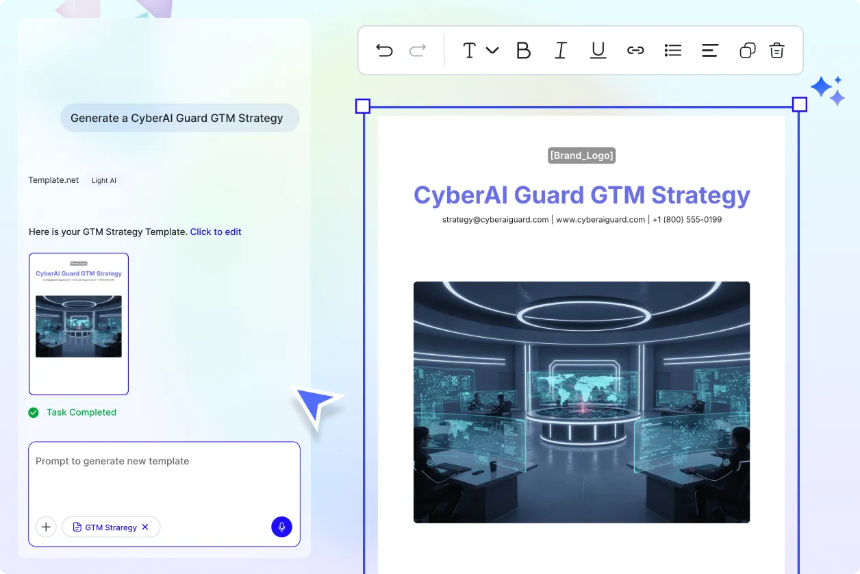 Free AI Go to Market Strategy Generator, Create GTM Strategy Documents Online Free AI Go to Market Strategy Generator, Create GTM Strategy Documents Online